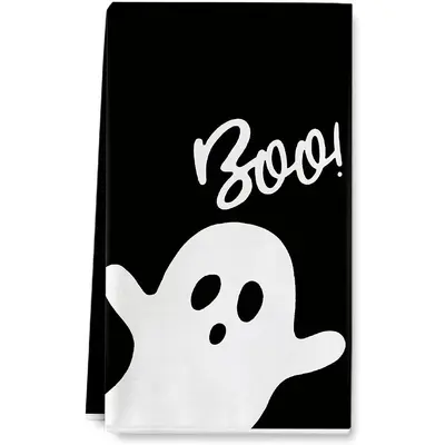 Halloween-Geschirrtuch, saugfähig, als Geschenktuch - 8