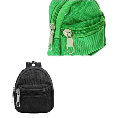 Omuz fermuarlı küçük bozuk para cüzdanı kolye küçük okul çantası anahtarlık anahtarlık mini küçük sırt çantası bebek bozuk para cüzdanı - 6