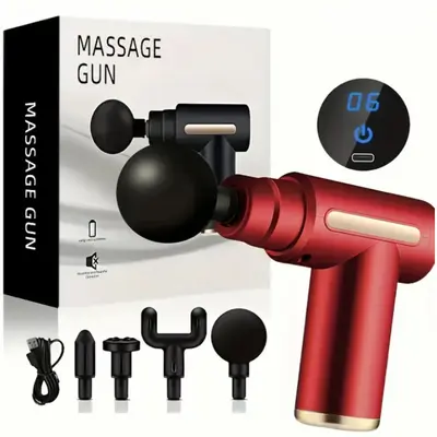 LCD 720 Fascia Massage Gun, Rechargeable, Portable - 8