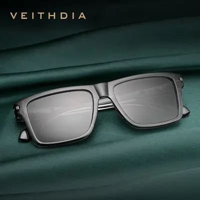 Herren-Sonnenbrille polarisiert Farbwechsel eckig modisch Sonnenbrille Sonnenschutz UV-Schutz Kunststoff-Sonnenbrille grenzüberschreitend neuer Stil 7918 - 4