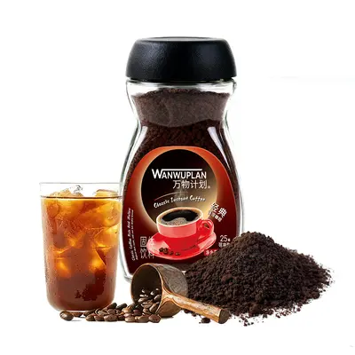 Classic Granulated Instant Coffee, 0 Fat, Bottled - 6