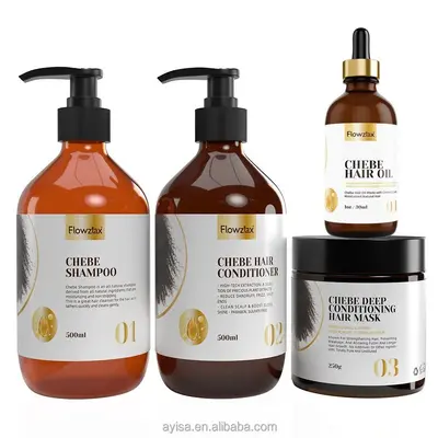 CHEBE Haarpflegeset: Haarmaske, Shampoo, Spülung, Haaröl - 12
