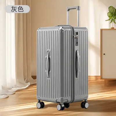 24 Inch Lightweight Trolley Suitcase with 360° Wheels and Combination Lock - 12