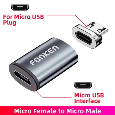 Cross-Border New Type-C Magnetic Charging Adapter 3A Fast Charge Magnetic Converter Three-in-One Magnetic Connector Best Seller - 10