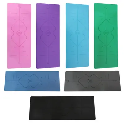 Rubber Yoga Mat, Non-Slip, Shock-Absorbing, Soundproof - 6