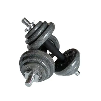 Baked Paint Cast Iron Dumbbell Set Adjustable Barbell 2-in-1 Home Fitness Equipment with Storage Box Dumbbell Combination - 6