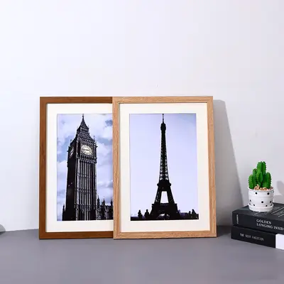 Büyük Boy 8K Minimalist Duvar Çerçevesi, 16 inç A3/A4 Sergileme Çerçevesi