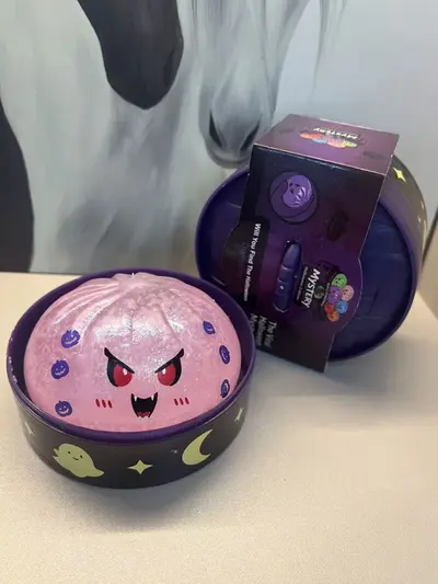 Halloween Vampire Bun Squishy Toy, Slow Rebound - 11