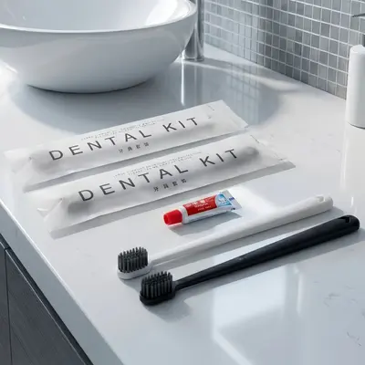 Otel Konuk Evi Tek Kullanımlık Diş Fırçası Macunlu Yumuşak Kıllı Geniş Başlı Diş Fırçası Tek Kullanımlık Banyo Malzemeleri Seti Otel Ürünleri
