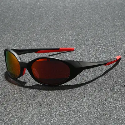 Y2K Polarized Sports Sunglasses for Men and Women, Retro Cycling Style - 3