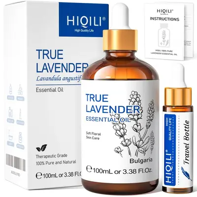 HIQILI Rose Massage Oil, Pure Essential Oil, Plant Extract Aromatherapy Oil