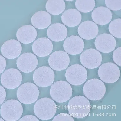 Round self-adhesive hook and loop dots for kids' crafts - 3