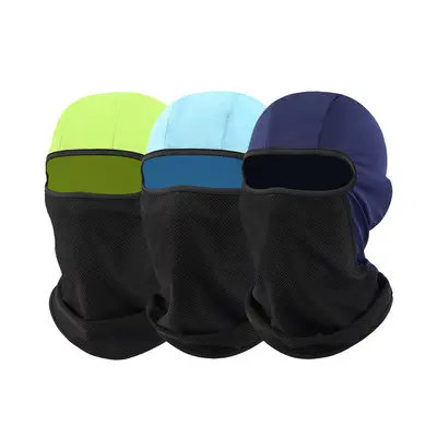 Ice Silk Mesh Head Cover, Breathable, UV Protection for Cycling