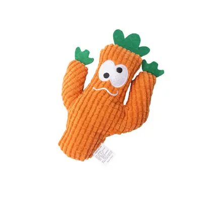 Cat Chew Toy with Teeth Cleaning Cactus Plush Pillow and Catnip - 8