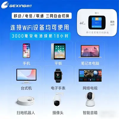 Portable WiFi device, high data capacity