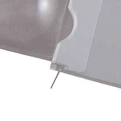 El tipi PVC ultra ince kartvizit büyüteç, Fresnel, kılıflı