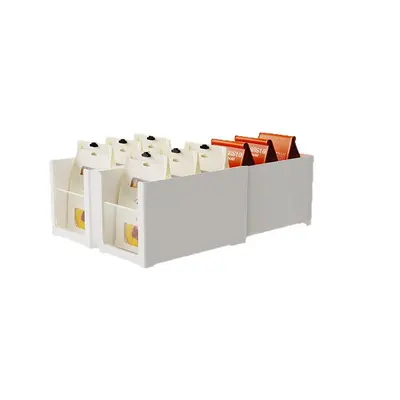 Retractable kitchen storage basket, transparent, extended length for cabinet use - 5