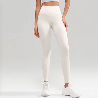 Nahtlose Yogahose, High Waist, Po-Lifting, Bauchkontrolle - 12