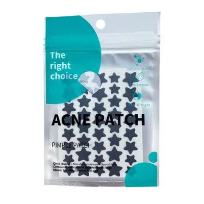 Star Hydrocolloid Acne Patch, Makeup-Compatible, Pus-Absorbing - 10