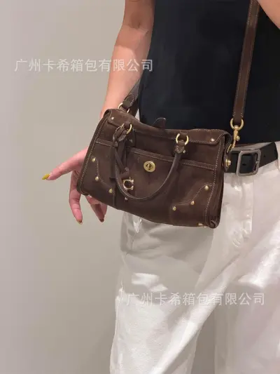 Vintage Punk Motorcycle Bag, Single Shoulder Crossbody Bag