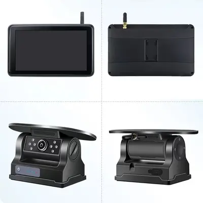 Autokamera, 7 Zoll, 2K, BSD, AI-Technologie, Sonnenenergie - 2