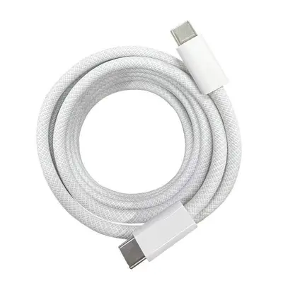 45W PD Schnellladekabel für iPhone 13-17, USB-C auf USB-C, geflochten