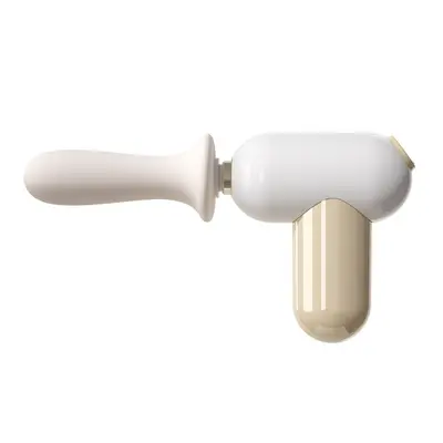 Jiyu Mini Fascia Gun Multi-Frequency Strong Vibration Telescopic Women's Masturbator AV Massage Toy Adult Sex Products Wholesale - 4