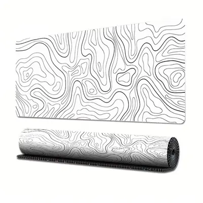 Extra Large Textured Mouse Pad, Stain Resistant Desk Mat - 8