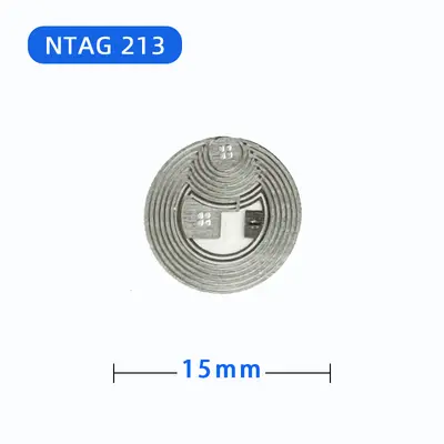 NTAG215 RFID etiket, 25*40 mm, dokunarak etkinleşen - 9