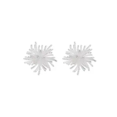S925 silver dandelion earrings, 2025 design