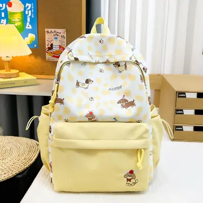 Cute Cartoon Backpack for High School Students, Large Capacity - 8