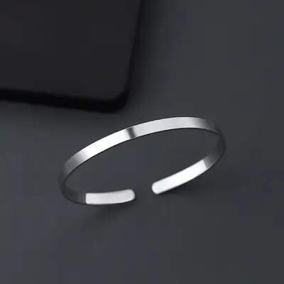 925 Silberbeschichtung Herren-Armband glänzend - 6