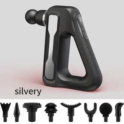 Multi-Head Rechargeable Massage Gun, Portable Muscle and Fascia Massager - 10
