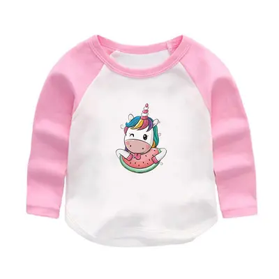 Cute Unicorn Heat Transfer In Stock Children's Clothing Heat Transfer Logo Iron-On Printing Patch Offset Heat Transfer Sticker Wholesale