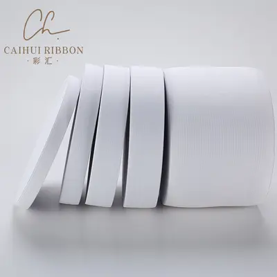 Siyah Beyaz Örme Elastik Lastik Şerit, 0,3 cm-20 cm Dikiş Malzemesi - 5