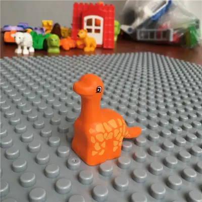 Büyük Taneli Yapı Blokları ile Uyumlu Okyanus Hayvanı ve Dinozor Seti - 13