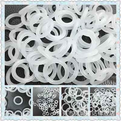 Silikon O-Ring Conta, Fümed Silika, Doğal Renk, Su Geçirmez