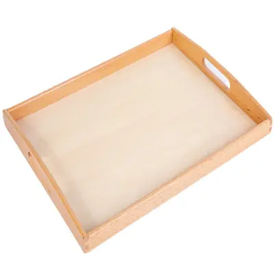 Wholesale Montessori Montessori teaching aids wooden tray kindergarten daily life organization tray early education educational toys - 6