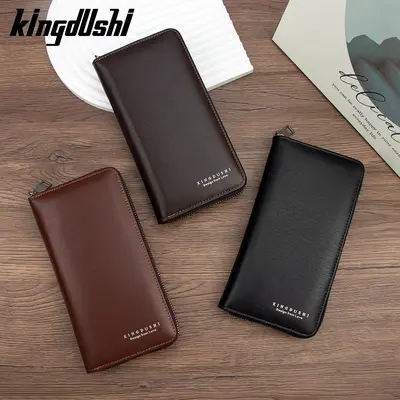 Korean Style Men's Medium Wallet, Large Capacity with Coin Pocket - 2