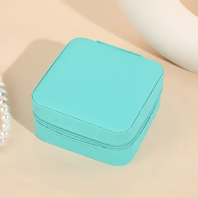 Schmuckkästchen Mini-Schmuckkästchen Schmuckverpackungsbox Ohrringe Ring Schmuckkästchen Reise-Aufbewahrung kompaktes tragbares Schmuckverpackungskästchen - 7