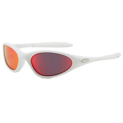 Retro Oval TR Sunglasses for Cycling and Outdoor Use - 11