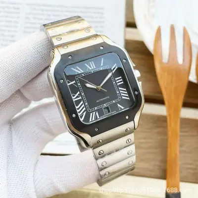 Shandus Herrenarmbanduhr Dumont römische Damenarmbanduhr mit Gummiband Stahlband modische blaue Ballon Cross-Border Großhandel Außenhandel - 13