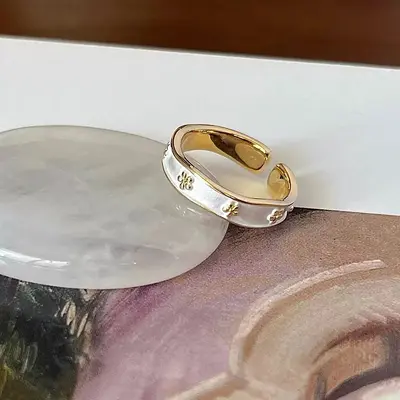 Flower butterfly ring, Chinese style, versatile - 8