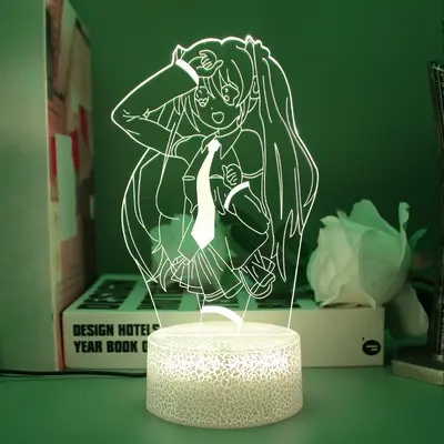 Sailor Moon Tsukino Usagi 3D Night Light Gift for Girls - 8