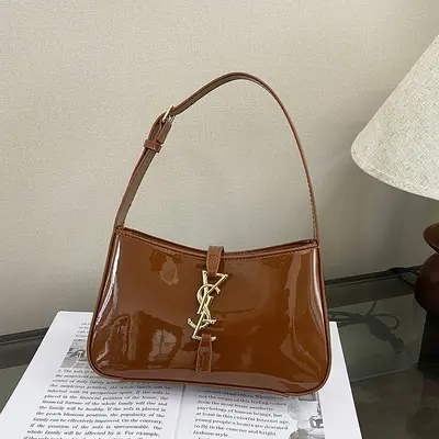Women's Crossbody Bag, Textured High-Quality Fabric, Everyday Shoulder Bag - 10