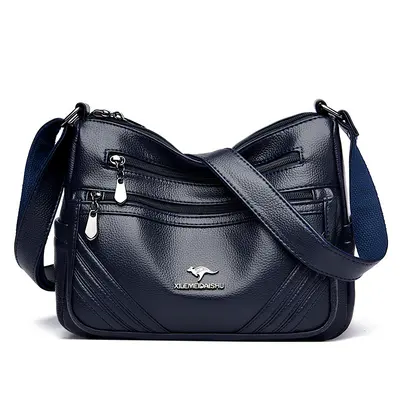 Middle-Aged Women's Single-Shoulder Bag, 2025 Simple Korean Style PU Leather Small Square - 9