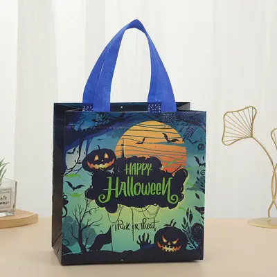 Halloween Printed Non-Woven Party Gift Bag for Candy - 11