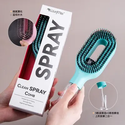 Multifunctional Spray Hair Comb Essential Oil Atomizer - 5