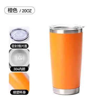 304 paslanmaz çelik 20oz çift katmanlı termos araba bardağı - 13