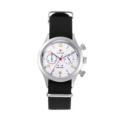 Herren-Automatikuhr mit Nylon-Armband, tiefwasserdicht, vielseitig - 8